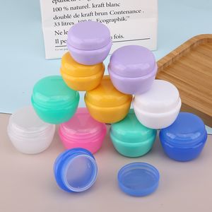 5G/10G/20G/30G Lege Plastic Travel Cosmetische potten Make -upcontainer Madelflessen Flacons Flacons Face Cream Sample Pots Gel Boxes