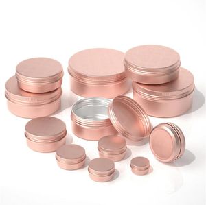 5g 10g 30g 50g 60g 80g 100g 150g boîte de conserve rose ronde en aluminium boîte de conserve conteneur d'emballage