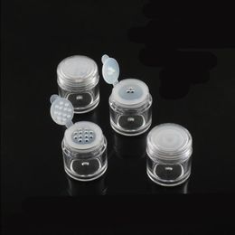 5G 5ML Vide En Plastique Mini Maquillage Poudre En Vrac Boîte Cosmétique Eyeshow Poudre Bouteilles Conteneur Correcteur Poudre Tamis Pot Avec Couvercles À Vis Himr