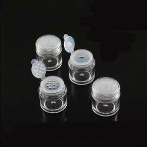 5G 5ML Vide En Plastique Mini Maquillage Poudre En Vrac Boîte Cosmétique Eyeshow Poudre Bouteilles Conteneur Correcteur Poudre Tamis Pot Avec Couvercles À Vis Neqi