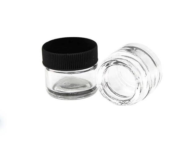 Bocaux ronds transparents de 5G/5ML, avec couvercles à vis, conteneurs d'échantillon de maquillage de 0.17Oz, petit pot en verre pour poudre, crème, Lotion, baume à lèvres