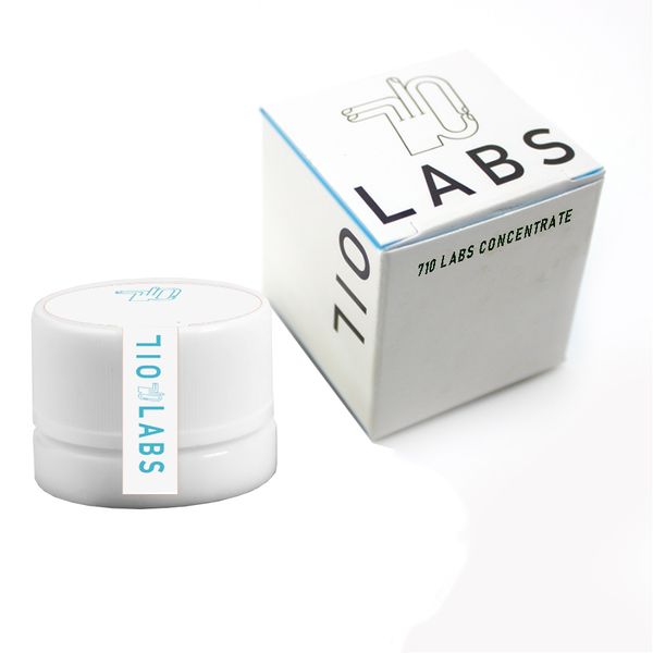 Boîtes de rangement 5g 710 Labs Concentré Pot en verre Paquet 710 Show Box Shatter Wax Résine Emballage Connecté Shatter