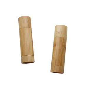 Bambou bricolage conception vide brillant à lèvres conteneur baume à lèvres cosmétique emballage conteneurs 5g