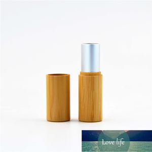 Botellas de embalaje 5G Tubo de lápiz labial Cáscara de bambú Revestimiento de plástico natural para la salud DIY Contenedor vacío Corrector portátil Brillo de labios
