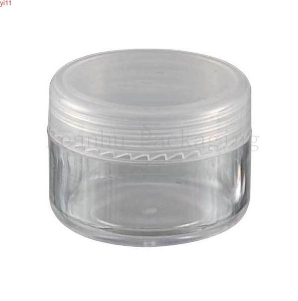 Mini pot de crème en plastique Transparent 5G, 5CC oeil/masque échantillon vide cosmétique conteneur maquillage sous-embouteillage haute quantité