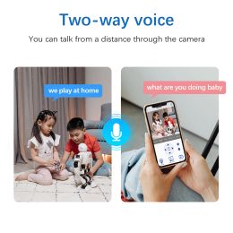 5G Wifi E27 Bulb Camera Monitoreo A todo color seguimiento humano Humano Cámara de seguros de Video de Video de zoom digital