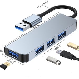5Gbps 4 Port USB 3.0 HUB for Apple Macbook Air Laptop PC Tablet Portable LED USB Hub Splitter
