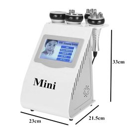 5in1 Multipolar RF Apretado de la piel Vacú 40k Cavitación ultrasónica Celliute Slumming Spa Máquina