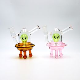 5 inch glazen bong waterpijp Dab Rig met Alien Perc Hoge kwaliteit borosilicaatglas pijp