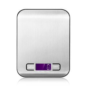 Balanza de cocina de 5KG, 10KG/1g, herramientas para hornear, balanza portátil de acero inoxidable para alimentos, herramienta de medición de alimentos, balanzas electrónicas digitales LCD RRC242