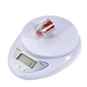 5kg/1g 3kg/0.1g Kitchen Scale Electronic Digital Scale Portable Food Measuring Weight Kitchen Gadgets LED Kitchen Food Scales 201116