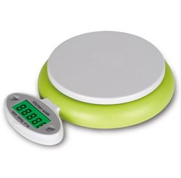 Báscula electrónica de cocina de 5KG/1g, báscula Digital con pantalla LCD para alimentos de frutas, herramienta de cocina, accesorios de cocina