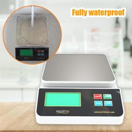 5kg / 1G Waterdichte Keukenschaal Roestvrijstalen Oplaadbare Koffie Drip Digitale LED Display Uring Tools 210728