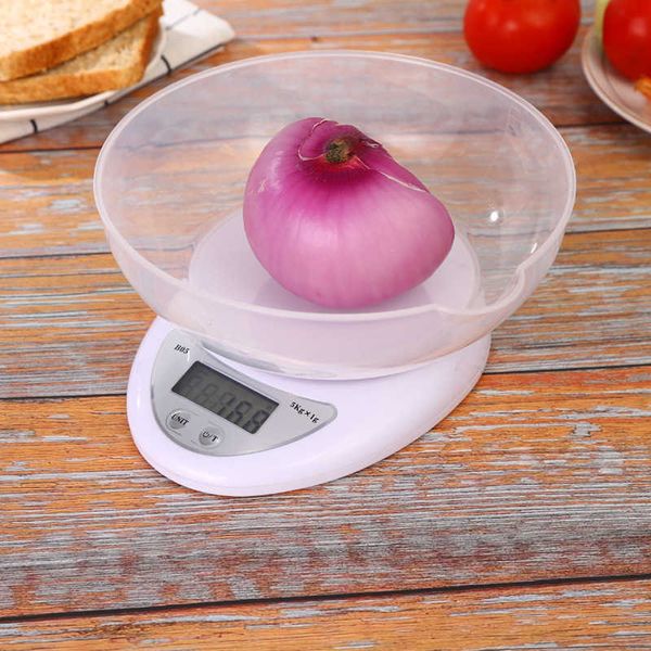 Balance numérique portable 5kg LED Balances électroniques Balance alimentaire postale Mesure du poids Accessoires de cuisine 210615