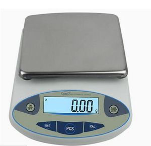 Balance numérique analytique de laboratoire de 5 kg x 0,01 g pour bijoux électroniques, avec capteur de poids à affichage LCD