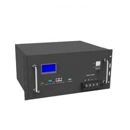 Batterie 5KWH 51.2V 100AH LiFePO4 48V 100AH 48V 50AH avec batterie au Lithium montée sur support de communication RS485