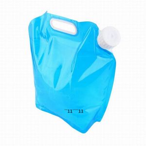 5L / 10L En Plein Air Pliable Pliant Pliable Sac D'eau Potable Conteneur De Transporteur D'eau De Voiture pour Camping En Plein Air Randonnée Pique-Nique RRE13731