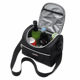 Sac à lunch 5L Imprimé Isulaté Thermal Food Picnic Handsbag Portable Boîte à lunch Boîte à lunch G82C #