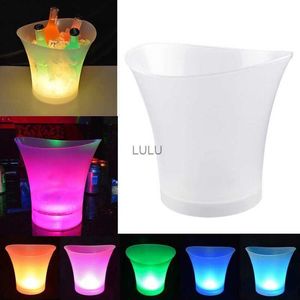 5L RVB Baril De Glace LED Étanche Lumière Colorée KTV Discothèque Partie Seau À Glace Barware pour La Rassemblement De Fête HKD230828