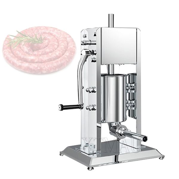 5L saucisse farce maison manuelle en acier inoxydable saucisse farce Machine saucisse fabricant remplissage saucisse remplissage cuisine viande outil