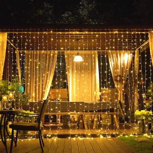 5m 10m USB Batterie Light Lights String Copper Fair Fairy Garland Light Lampe Mariage de Noël Décoration d'éclairage d'éclairage