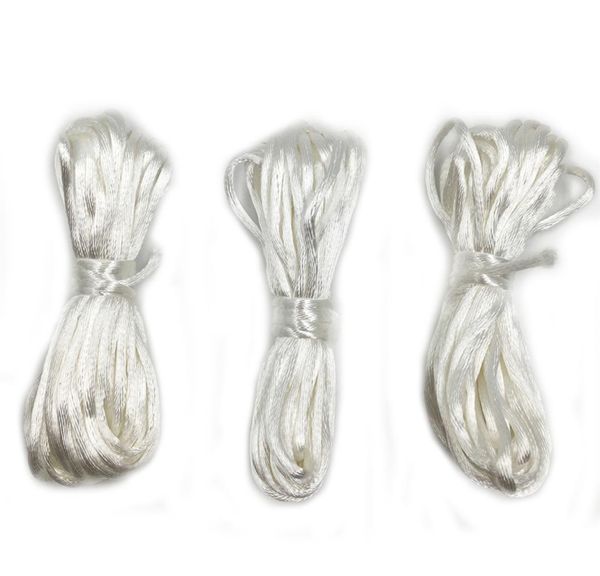 5M 1MM cordons de coton ciré 2MM coréen soie polyester cordon cordes cordes pour bricolage bébé anneau de dentition collier bracelet perles bijoux Craf6710457