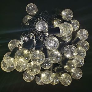 5m 20 Led Globe String Light Outdoor G50 Luces de hadas Fairy Lights Garland Patio Fiesta de la boda Decoraci￳n de la navidad Ligera