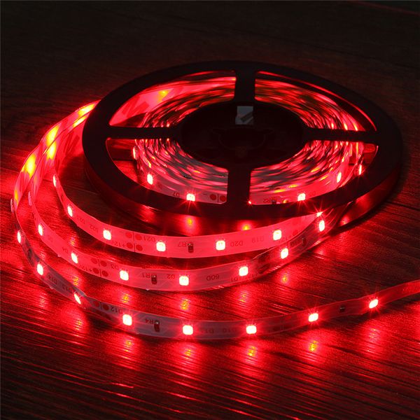 Tira de luces LED RGB 2835 de 5M, 600 LED, cc 12V, rojo, verde, azul, blanco cálido, blanco frío, Flexible, SMD 2835, lámpara de cinta de cinta LED/diodo, 120Led/m D3.5
