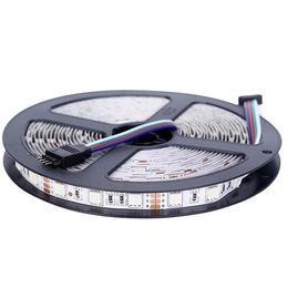 5M 300LED 5050 SMD LED Strip, 12 V LED-tape, wit / warm wit / blauw / groen / rood / geel / RGB, niet-waterdichte gratis verzending