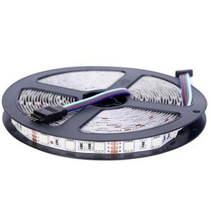 5m 300LED 5050 SMD LED-strip 12V LED-tape wit warm wit blauw groen rood geel RGB Niet-waterdicht 292Q