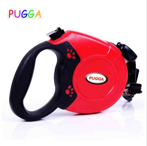 5M 8M Laisse de chien rétractable Extension automatique Pet Walking Leads Pour Medium Large Dogs Bags Garbage Clean Dispenser 210712