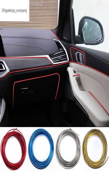 Tiras embellecedoras interiores de coche de 5M para Kia Sportage Cerato Optima K5 Rio Rondo Ceed Picanto accesorios de decoración de Control Central de coche 2609212