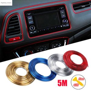 5m autocolvendecoratie flexibele strip interieur automatische vorm auto deksel aftape tape auto dashboard outlet decor auto accessoires