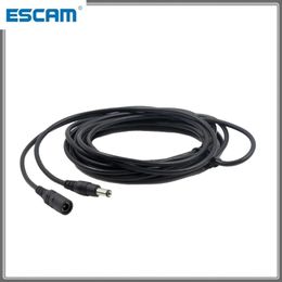 Cctv DC Cable de cable de extensión de alimentación 5 metros 5.5 mm x 2.1 mm Enchip para CCTV Security Camera de 5 m Adaptador de fuente de alimentación femenina masculina