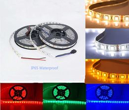 5 M LED bande 5050 IP65 étanche 60 LED DC12V bande de lumière Flexible RGB CoolWhite blanc chaud bleu LED ruban luces LED tiras8629740