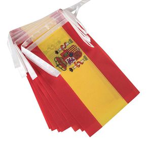 5m de long Espagne drapeau du fanant espagnol bannière de cordes britanniques Buntings Festival Festival Party Decoration 4959841