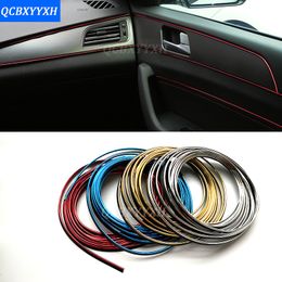 5 m / partij auto styling interieur decoratie draad sticker invoegen type luchtuitlaat dashboard decoratie strip accessoires