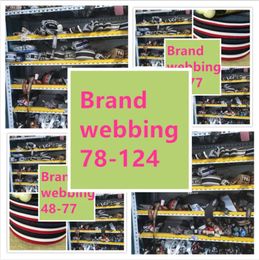 5m / paquet 78-124 Brand Tricoté Jacquard Accessoires de vêtements Webs Jacquard Pantalons décoratifs bandes côté ruban Diy Tissu de la bande