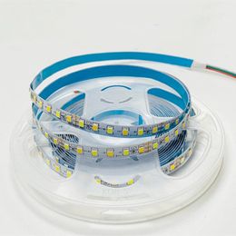 5M/Rolle 5mm Breite DC12V LED-Streifenlichter SMD2835 120LEDs/m Hohe helle flexible Bandseilbandlampen für Heimdekor-Barlichter D3.0