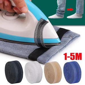 5m Auto-adadhésive LEG Sticker Sticker Opening Shortening Coller Pantal Tapon de bande DIY Tissu de couture 240428