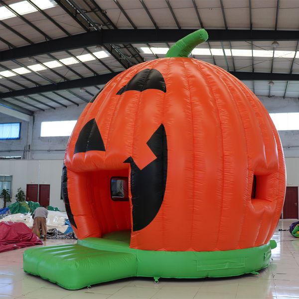 5 mD (16,5 pieds) avec ventilateur en gros videur de tente de citrouille gonflable géant personnalisé pour la décoration publicitaire de Halloween utilisation de fête en plein air