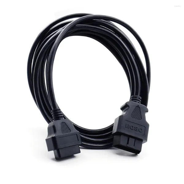 Cable de extensión OBD para coche de 5 metros de longitud, convertidor macho a hembra, 16 núcleos, 5M, conector OBD2 de 16 pines, Cable de conexión de alimentación de diagnóstico