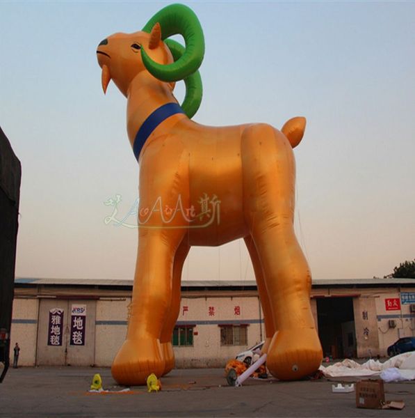 5mh (16,5 pieds) Enviromental Tissu oxford Tissu gonflable Mascot Air Blown Animal pour la publicité