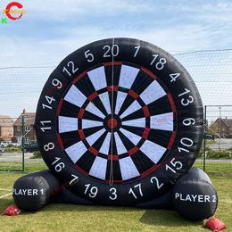 5mh (16,5 ft) met blower gratis luchtvervaart buitenactiviteiten gigantische interactieve opblaasbaar dart bord opblaasbare voetbal darts carnival spellen te koop