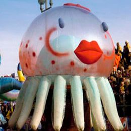 5mh buiten promotionele mobiele schattige gigantische opblaasbare octopus stripfiguren Diervorm voor evenementenparade