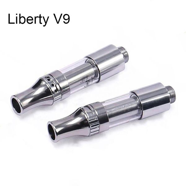 0,5 ml 1,0 ml Amigo Itsuwa Liberty V9 Atomizador Cartucho de tanque de aceite 510 Hilo Bobina de cerámica Tanques de vidrio para fumar pk TH205 M6T Cartuchos