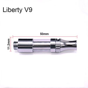 0,5 ml 1,0 ml Amigo V9 Réservoir en verre Itsuwa Liberty V9 Atomiseur Cartouche de réservoir d'huile 510 Fil Céramique Bobine Fumer Atomiseur pk TH205 M6T Cartouches