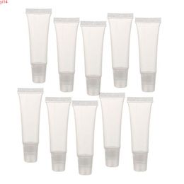 5 ml 10 ml 100 stks transparant kleine lege lip glanst zachte buizen geperst make-up plastic container diy huidverzorging flessen buis glosserkwaliteit