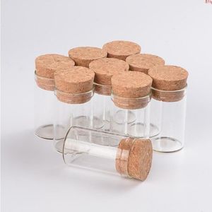 5 ml 10 ml 12 ml mini flacons en verre pots in vitro bouteilles avec bouchons bouchon tube à essai transparent maçon 100pcsgood qté Miqsg