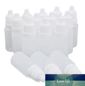 5ML/10ML/15ML/20ML/30ML/50ML/100ML Empty Plastic Squeezable Dropper Bottles Eye Liquid Dropper Refillable Bottles factory outlet
